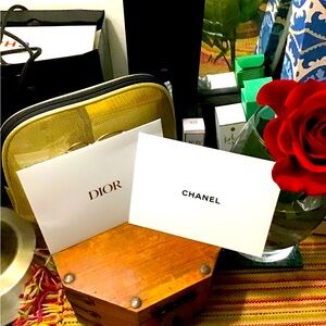 Chanel and Dior Cards (3) NWOT